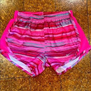 Girls Nike running shorts size 8